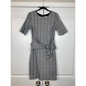 Ladies Checked Black And White Dress By Joseph Ribkoff Style 193831 Size 10